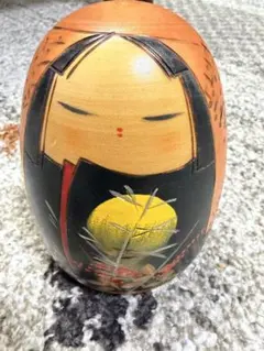 創作こけし 関口東亜作 「晩秋」 高さ約20㎝ 内閣総理大臣賞受賞作家
