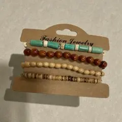 【新品】新春特別価格　天然風ブレスレット 4本セット 匿名配送