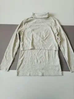 Milk tea ミルクティー　授乳服　L