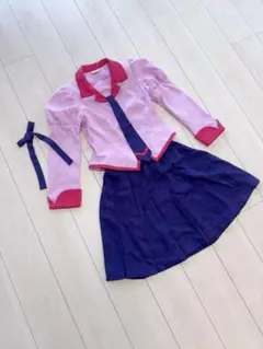 化物語 私立直江津高校 制服 コスプレ 戦場ヶ原ひたぎ ウィッグ付き S