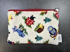 【美品】フェイラー　ハイジフレンズフォレストポーチ　内側メッシュ　手洗い可