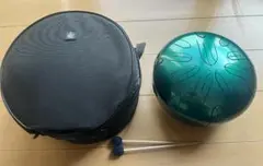 スティールパン ローテナーパン スタンド、マレット、ケース、本付