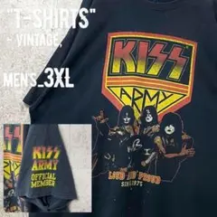 レア○vintage《KISS キッス》バンドTシャツ/メンズ3XL