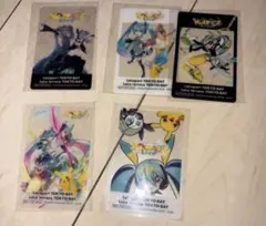 ポケモン 初音ミク ポケミクライブ ららぽーと 特典 クリアカード 全5種