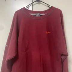 Nike 赤 長袖 クルーネック トレーナー