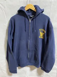 velva sheen 80s U.S. NAVY ジップアップパーカー