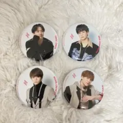JO1 缶バッチセット 4個 / 河野純喜　金城碧海　鶴房汐恩　豆原一成
