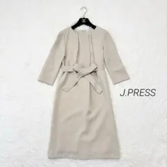新品　J.PRESS ワンピース ベージュ S相当 セレモニー ジェイプレスのサムネイル