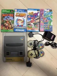 Nintendo スーパーファミコン 本体とゲームソフト4本セット