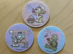 Duffy and Friendsのフェルトコースターセット　3枚セット