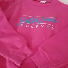 SisterJennii トレーナーピンク ロゴ入り