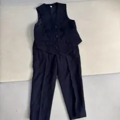 ネイビー ベストとパンツ セット