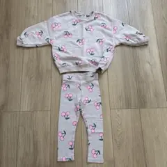 ZARA さくらんぼセットアップ　3y 98㎝