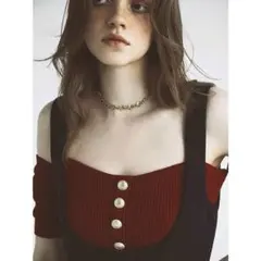 限定値下げ！eimyistore ニットビスチェコンビフレアワンピのニットのみ