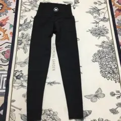 裏起毛☆ハイウエスト ブラック スリムフィットパンツ