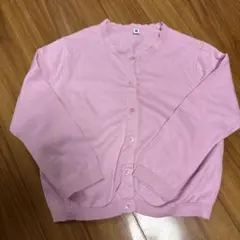 ユニクロ　ピンク　カーディガン　120cm