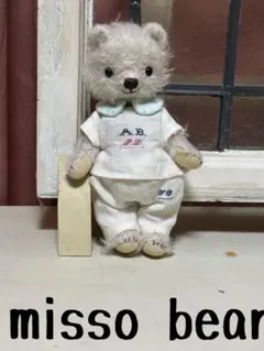 misso bearオフホワイトぬいぐるみ