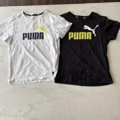 PUMA Tシャツ 2枚セット ブラック ホワイト