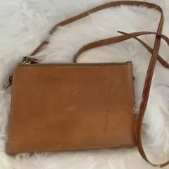 IL BISONTE ブラウン ショルダーバッグ