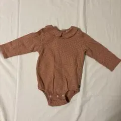 futafuta 水玉模様ロンパース 80サイズ ピンク