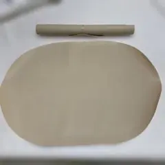 Siliconity ベージュ 楕円形 ランチョンマット　43✖️30cm2枚