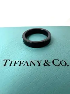 Tiffany 1837 ナロー リング チタン ブラック 18号 ワイド - メルカリ