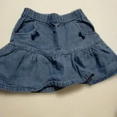デニムフリルスカート サイズ120