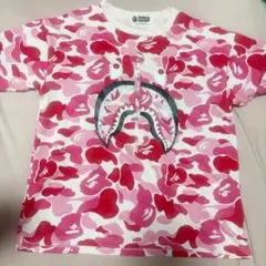 A BATHING APE ピンクカモ猿Tシャツ 限定品 A BATHING APE ピンクカモ 猿ロゴ Tシャツ - メルカリ