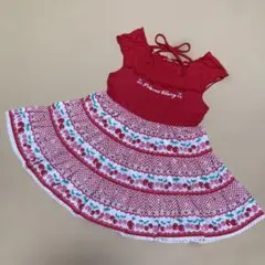 フェリシモ 平成当時 Princess Cherry さくらんぼ姫ワンピースのサムネイル