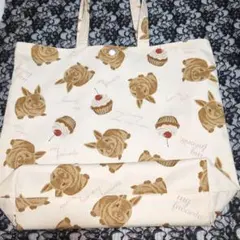 クタッとしたサブバック、綿麻の生地