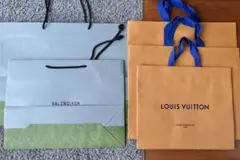 GUCCI BALENCIAGA ルイヴィトン ショップ袋　紙袋　ショッパー