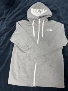 THE NORTH FACE グレー フルジップ パーカー　Ｌ