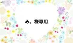 み。様専用ページです