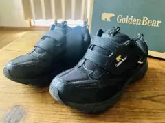 美品 Golden Bear ゴールデンベアスニーカー 25.5cm 黒 軽量のサムネイル