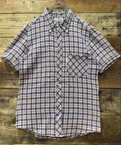 H.R.MARKET ハリウッドランチマーケット　シアサッカーチェックBDシャツ