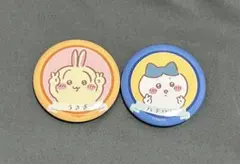 ちいかわ 缶バッジ うさぎ ハチワレ