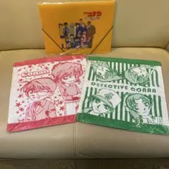 名探偵コナン❣️ ハンドタオル2枚&ファイルケースセット　お値打ち品❣️