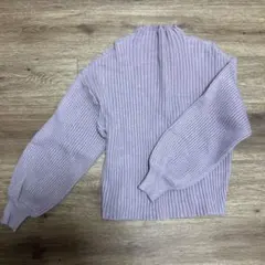 GRL リブニット 長袖 ラベンダー F