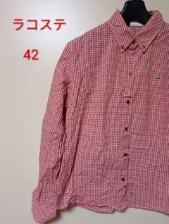 ラコステレッドチェックボタンダウン42のサムネイル
