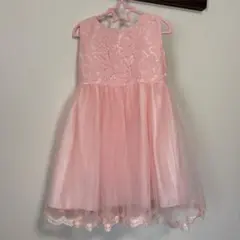 フォーマルドレス ピンク レース　130cm