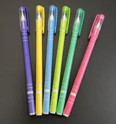 カラフルボールペン 6本セット 0.7mm