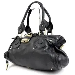 最終値引き！Chloe パディントン ミニボストンバッグ 南京錠付き 黒 y2kのサムネイル