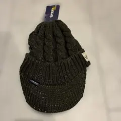 新品　RIVALLEY BURNING BLOOD ニット帽 グレー色／ダークG