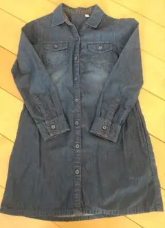 ユニクロ　デニムワンピース 　130　女の子