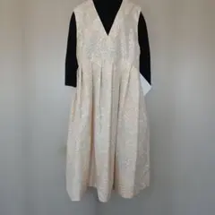 着物リメイク　大島紬　ジャンパースカート　ハンドメイド