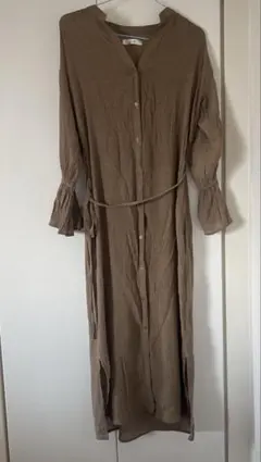 fifth ロング シャツ ワンピース 薄手 羽織り シャツワンピース