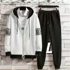 スウェット　ルームウェア　ジャージ　上下セット　長袖　前開き　ファスナー　部屋着