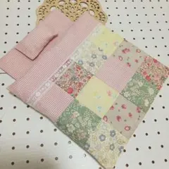handmadeパッチワークふわふわマット② ✿カフェマットとしても੯・͡