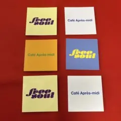 【新品】Free Soul/Café Après-midi ステッカー6枚セット