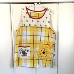 ディズニー　プーさん　エプロン　保育士